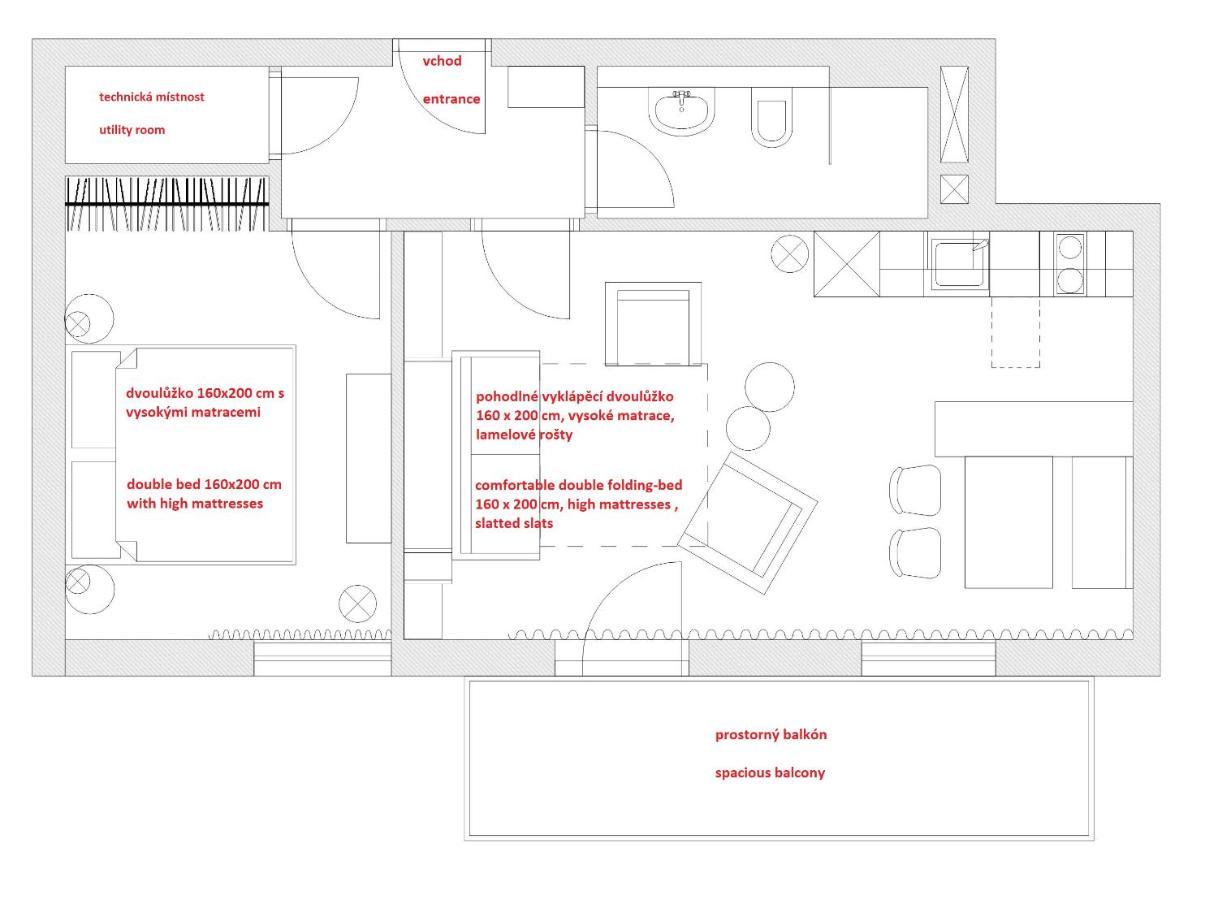 Apartman Plesivec U Sjezdovky Abertamy Εξωτερικό φωτογραφία
